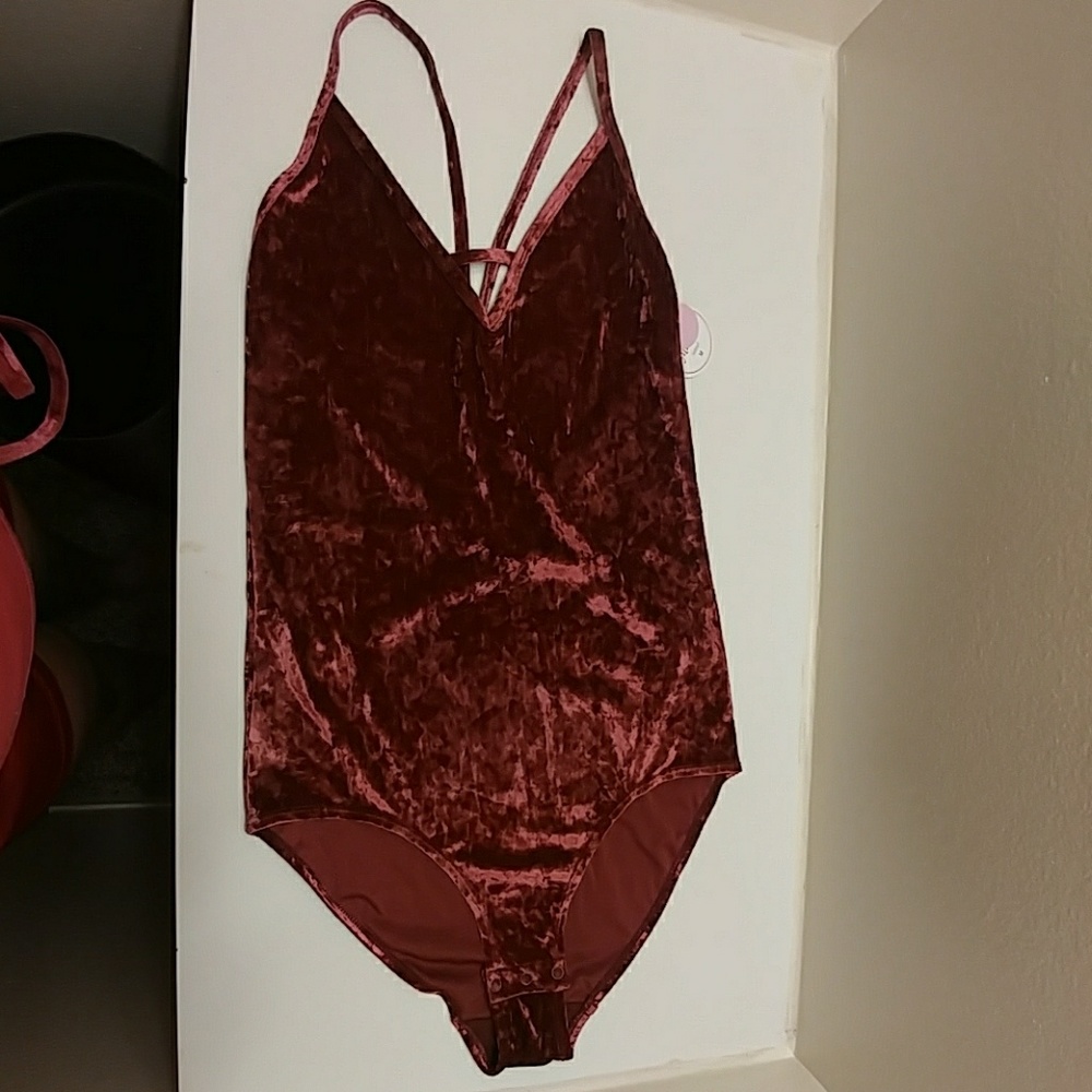 Velvet Bodysuit NWT - Picture 2 of 4